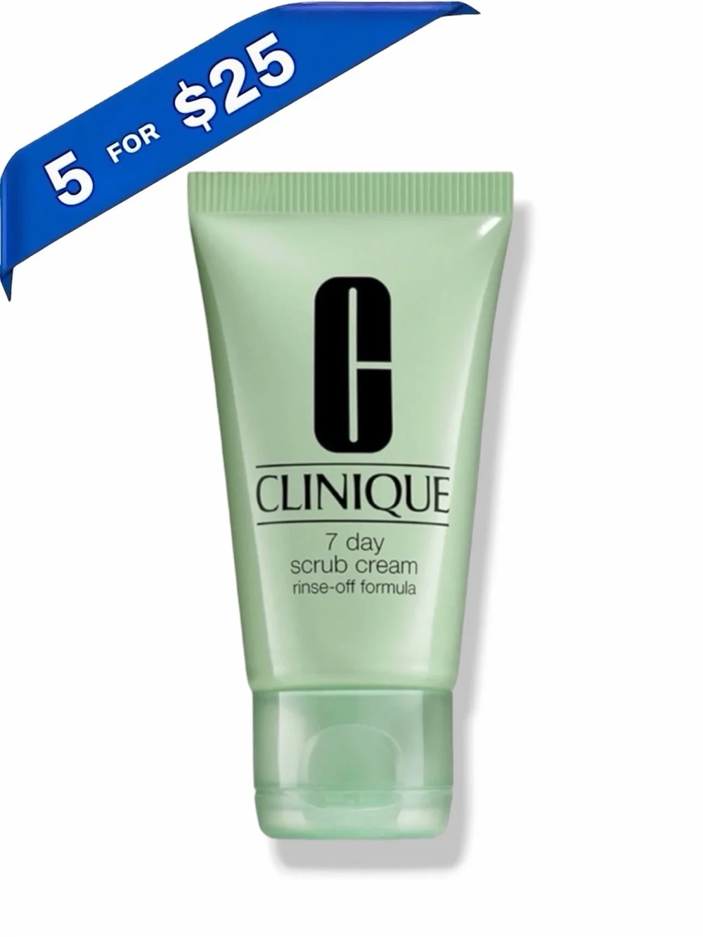 ⚡️ Clinique 7 Day Face Scrub Cream Rinse-Off Formula 1oz Mini